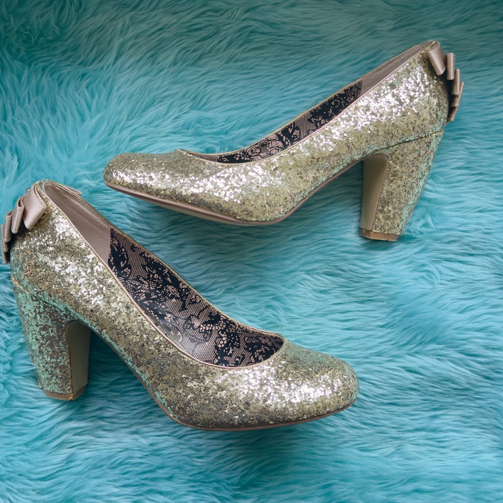 Elegant Glitter Heels